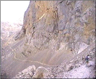 Bajo la muralla de Horcados Rojos