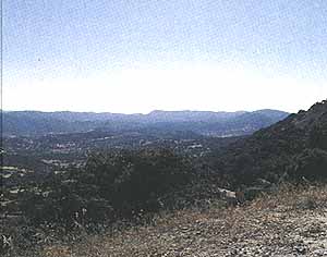 Vista general de la Sierra de Aracena