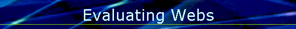 Evaluating Webs