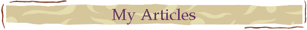 My Articles