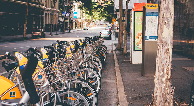 Estación de alquiler de bicicletas