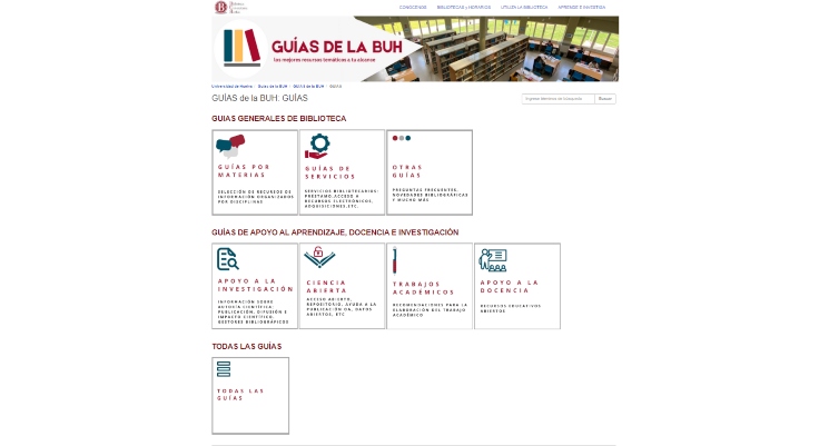 Guías Biblioteca Universitaria de Huelva
