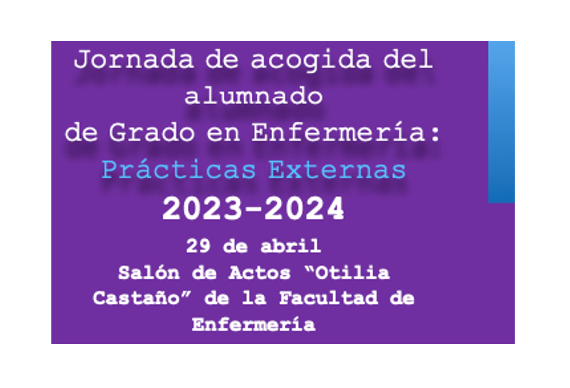 Jornadas de Acogida Practics Externas 2023-2024