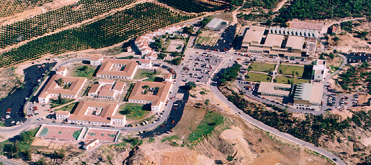 Vista a�rea del campus de La R�bida