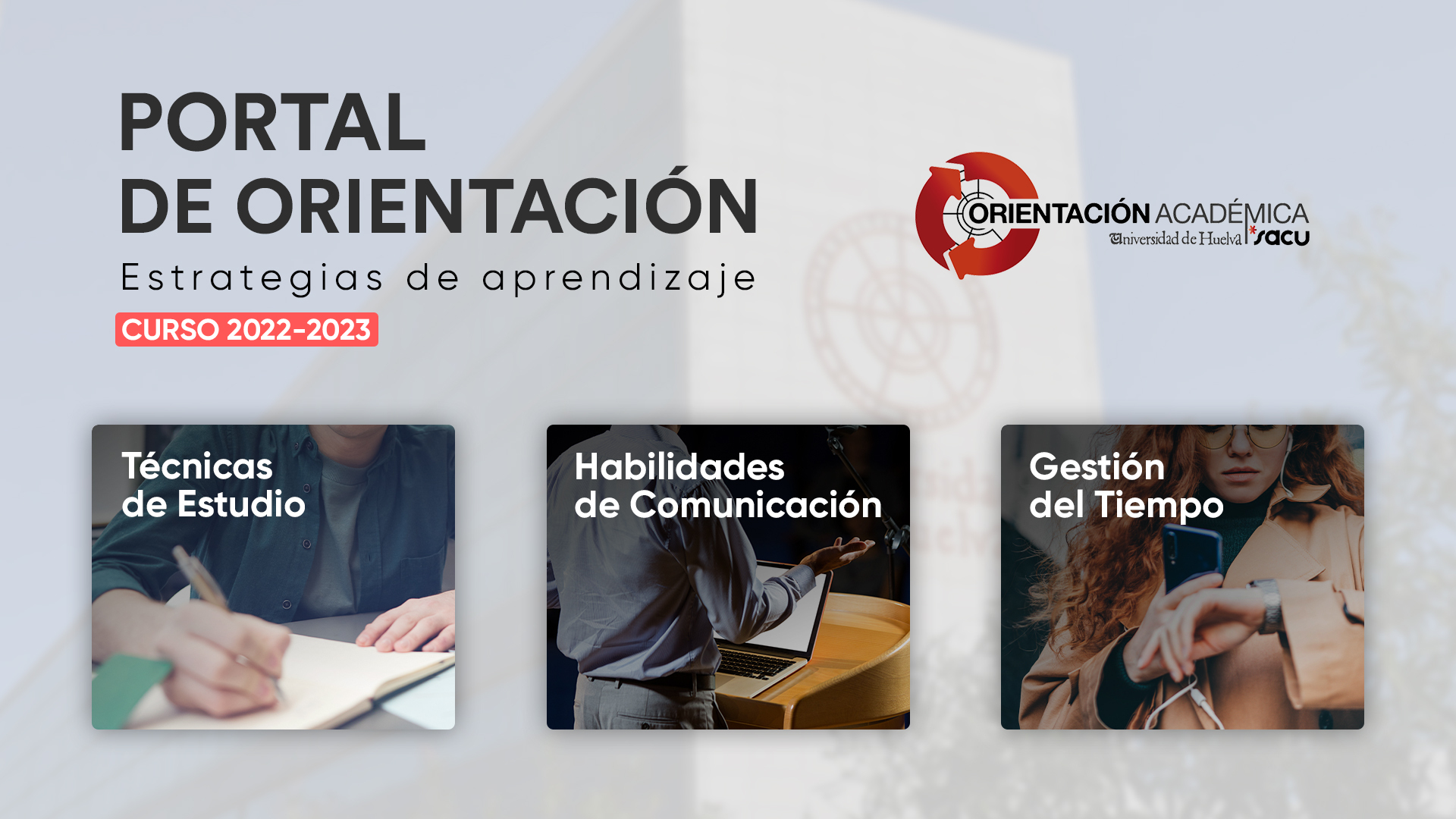 Cartel talleres de orientación