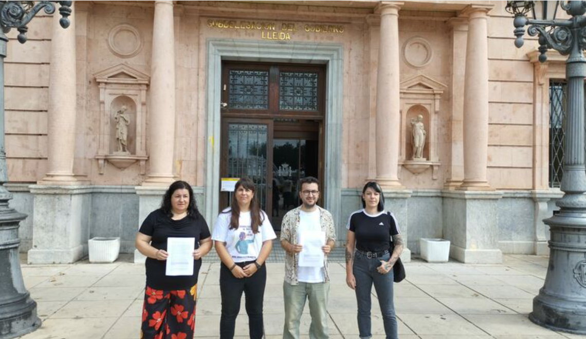Jornaleras de Huelva en Lucha y Fruita amb Justicia Social piden en Lleida una einvestigacion profunda» sobre el cumplimiento de la Orden Gecco