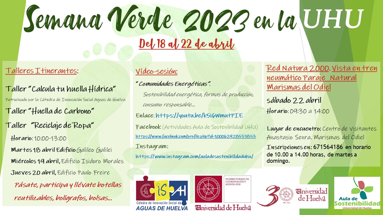 Semana Verde 2023 en la Universidad de Huelva