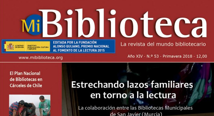 Portada de la revista Mi Biblioteca