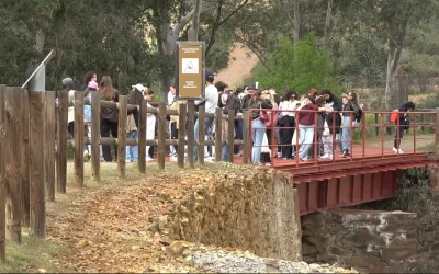 Los Erasmus de la UHU se adentran en el patrimonio del Río Tinto