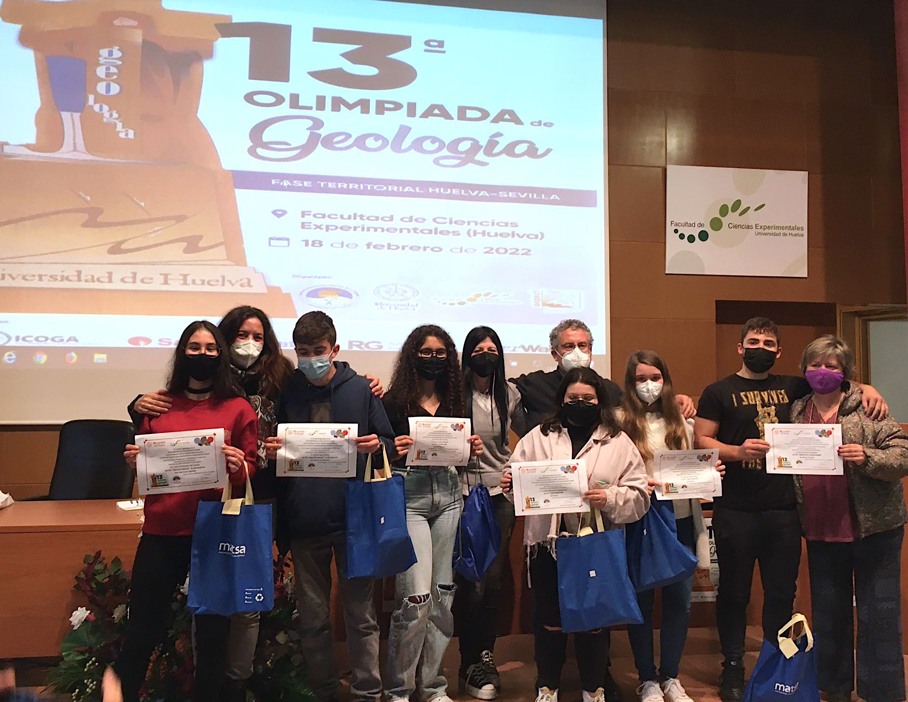 Ganadoras de la Olimpiada de Geología 2022