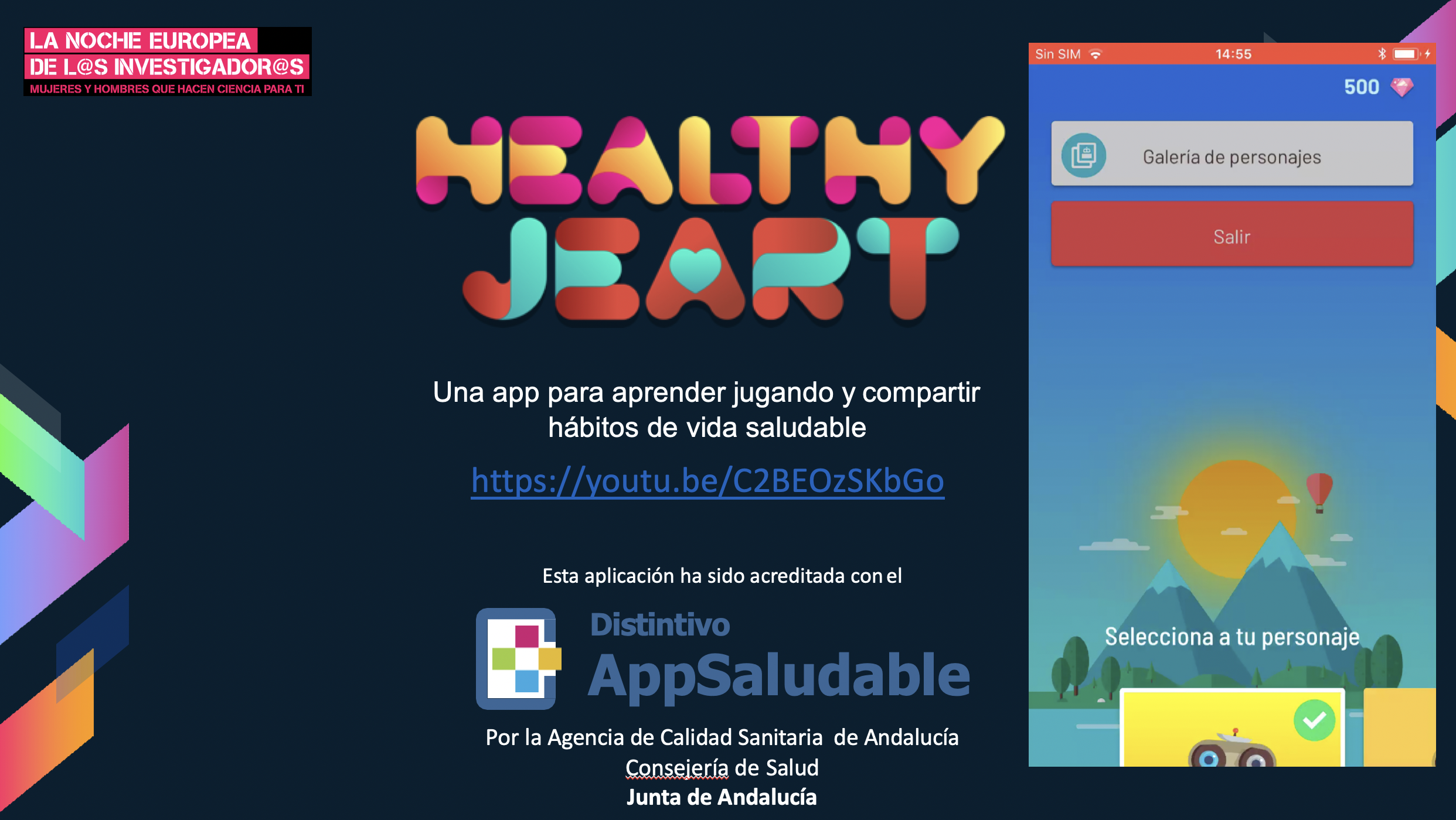 Cartel de la app