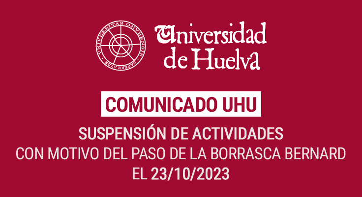 Suspensión de actividades el 23-10-2023