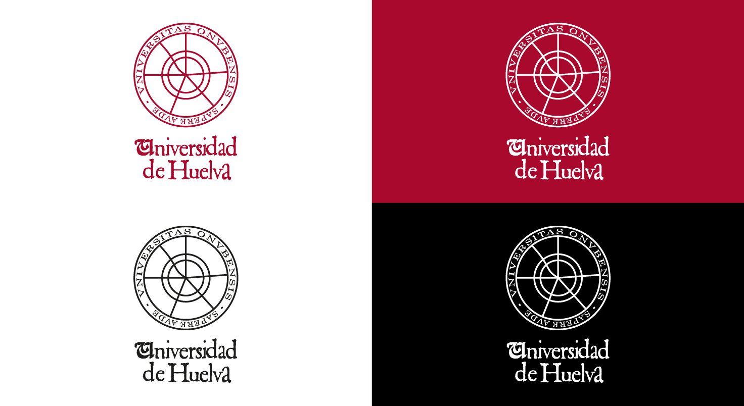 Logotipo símbolo de la Universidad de Huelva