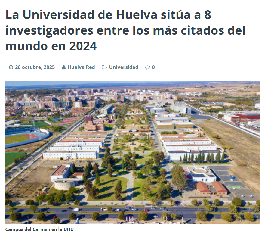 Investigadores de RENSMA en el Ranking of the World Scientists: World’s Top 2% Scientists