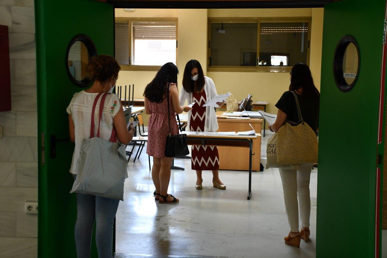 Examen de selectividad en imagen de archivo