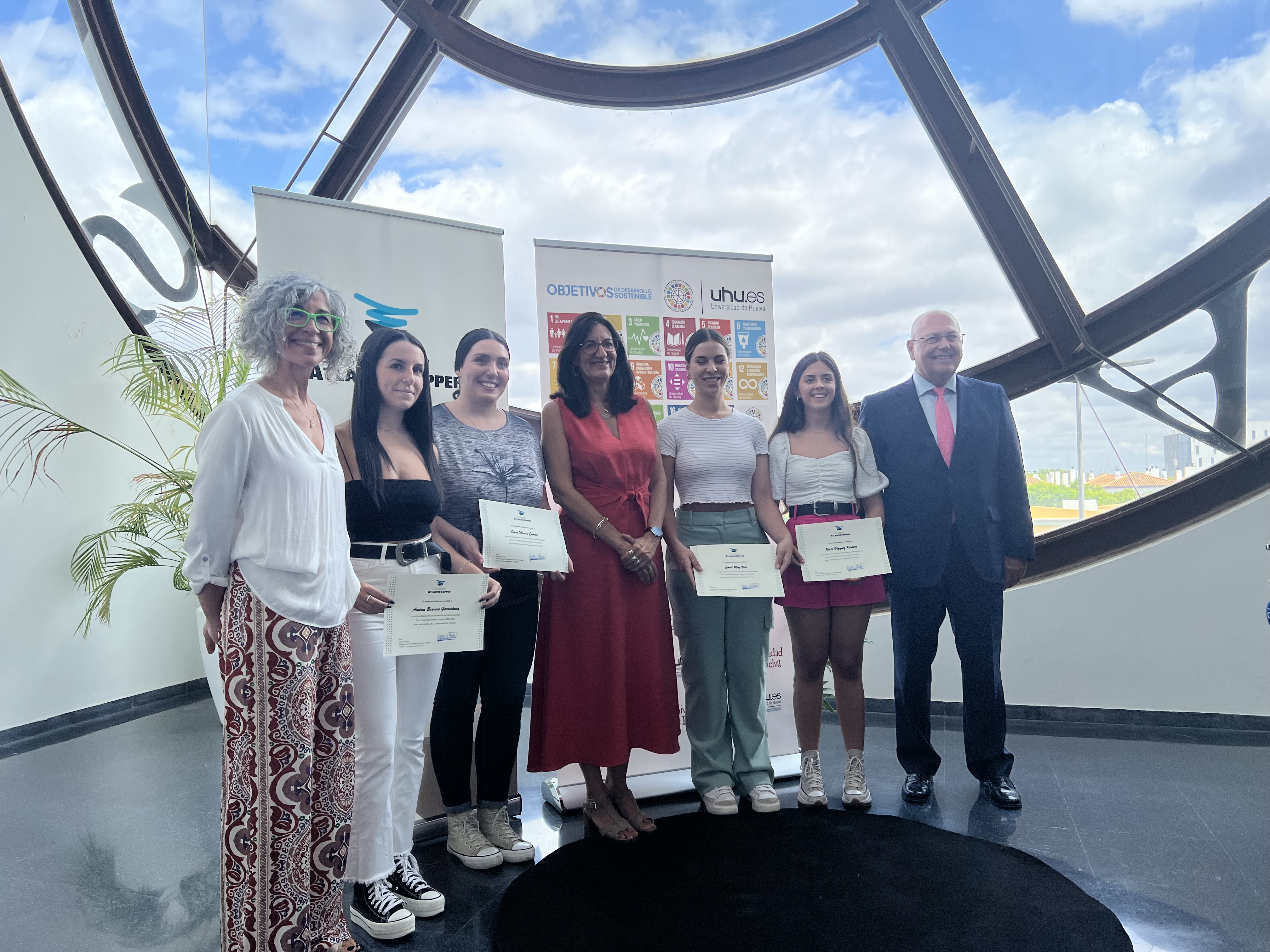 Acto de entrega de las becas