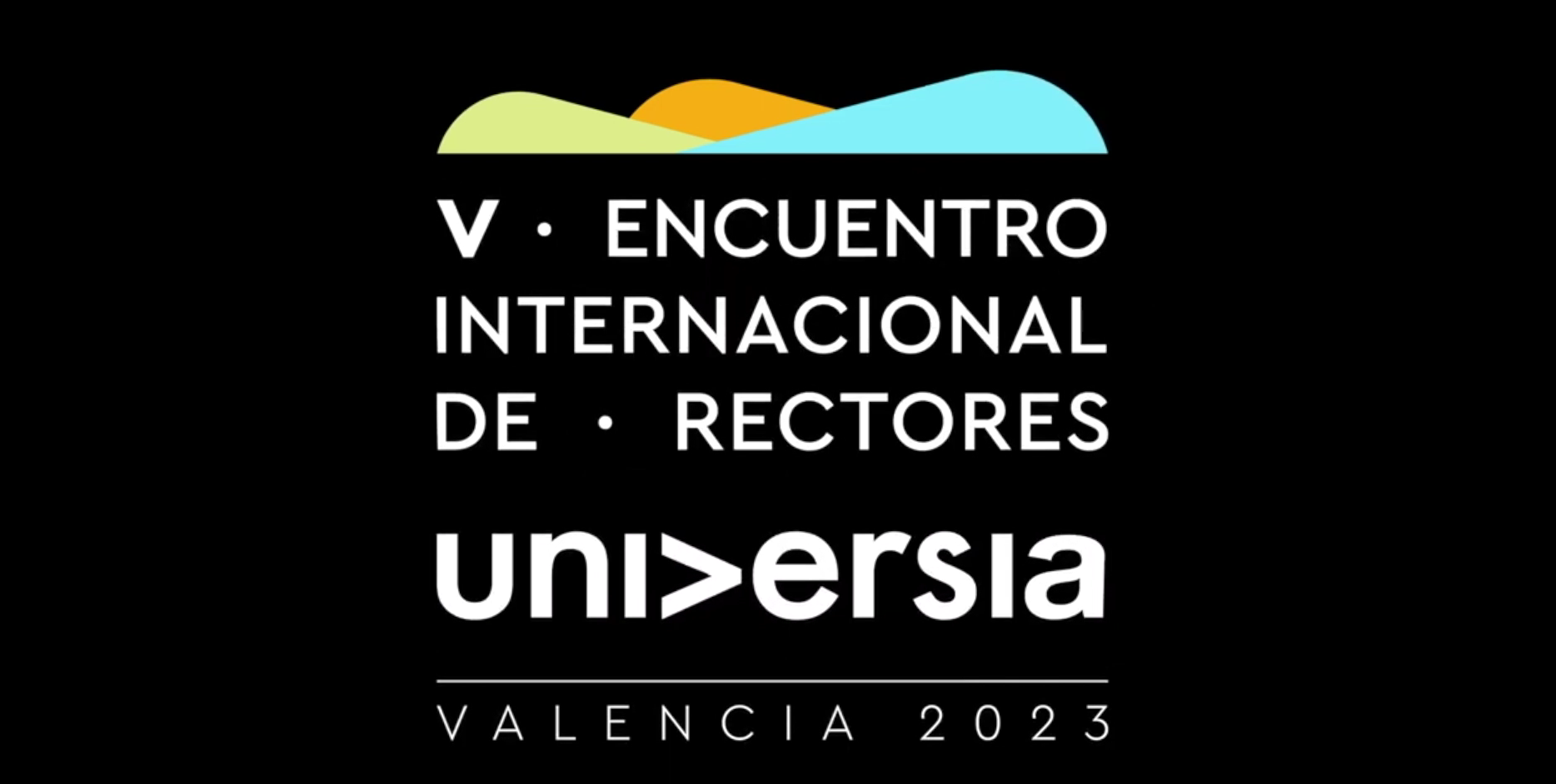 Cartel V Encuentro Internacional de Rectores