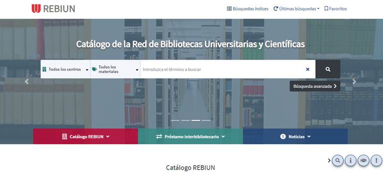 Catálogo Colectivo Rebiun