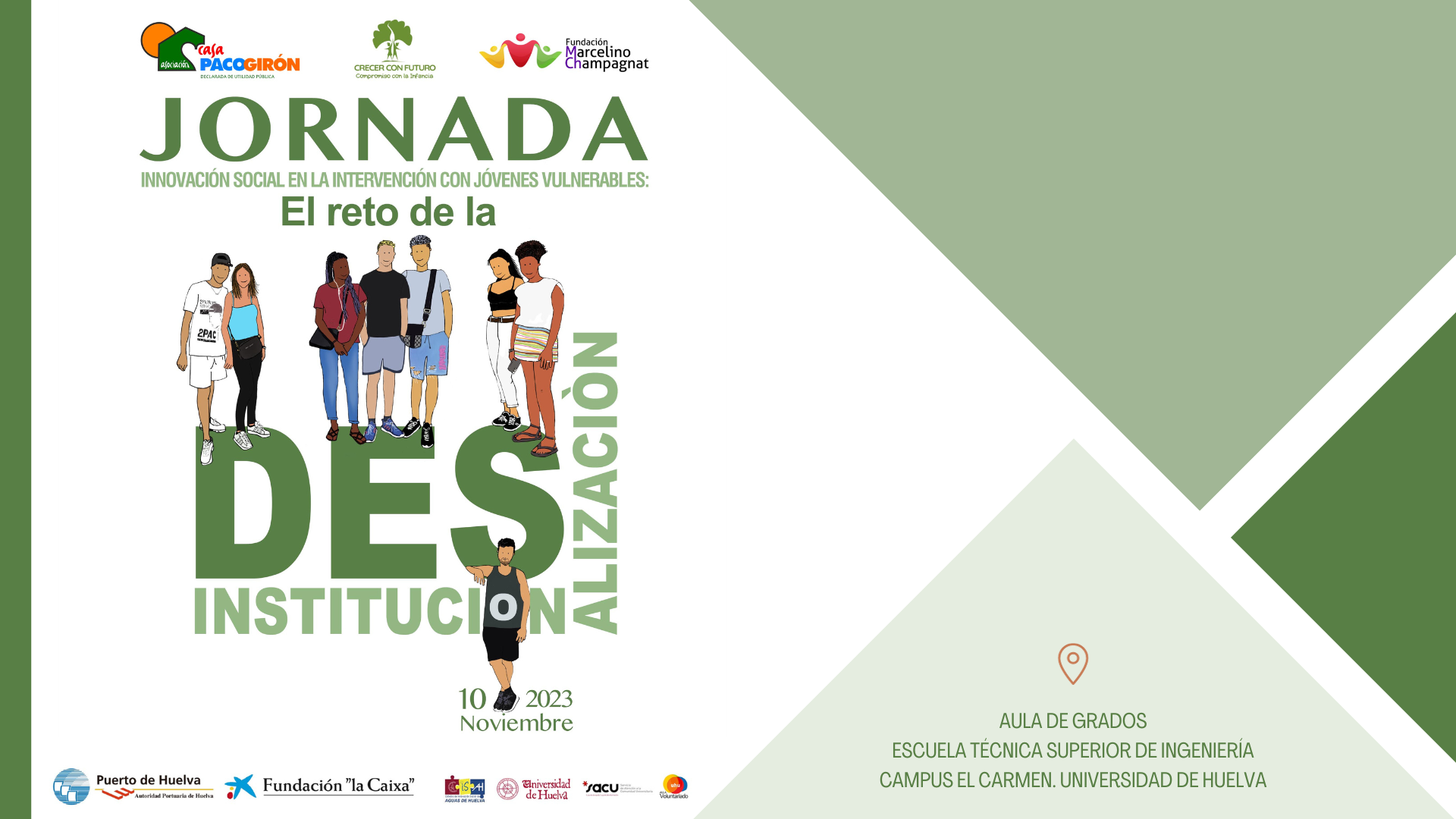 Jornada de Innovación Social en la Intervención con jóvenes vulnerables: el reto de la Desinstitucionalización