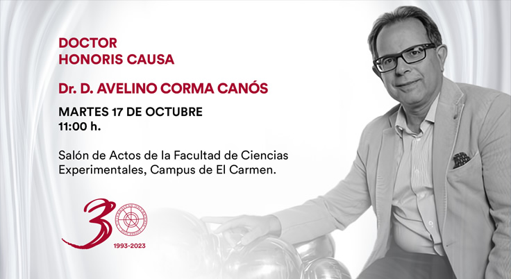 Doctor Honoris Causa. Avelino Corma