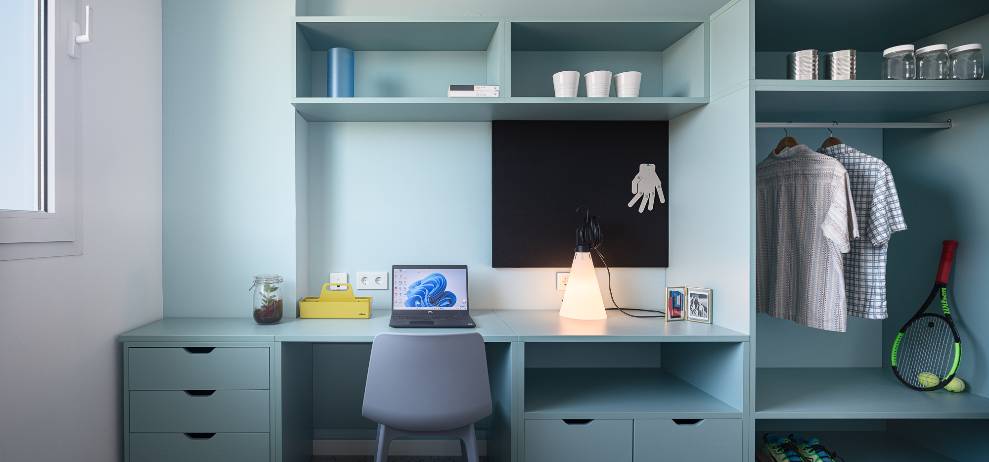 Habitación de la residencia universitaria