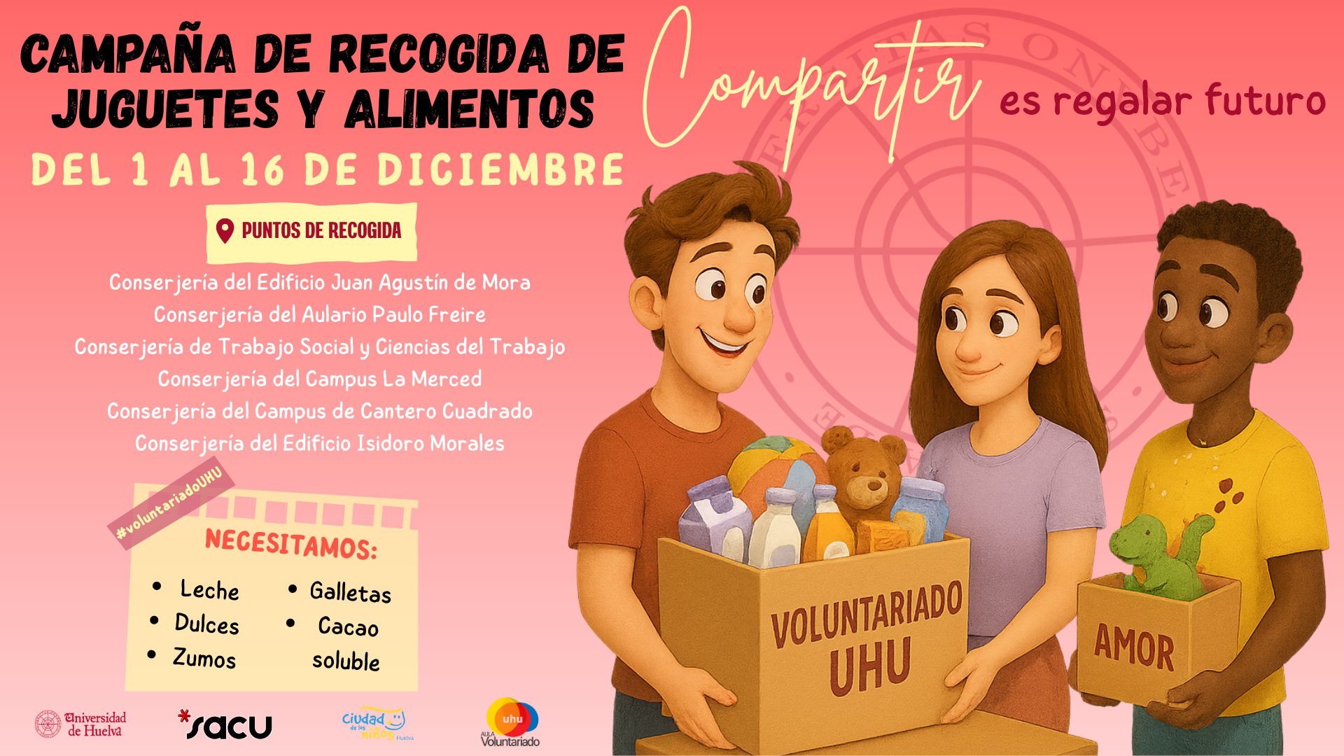Campaña recogida juguetes y alimentos
