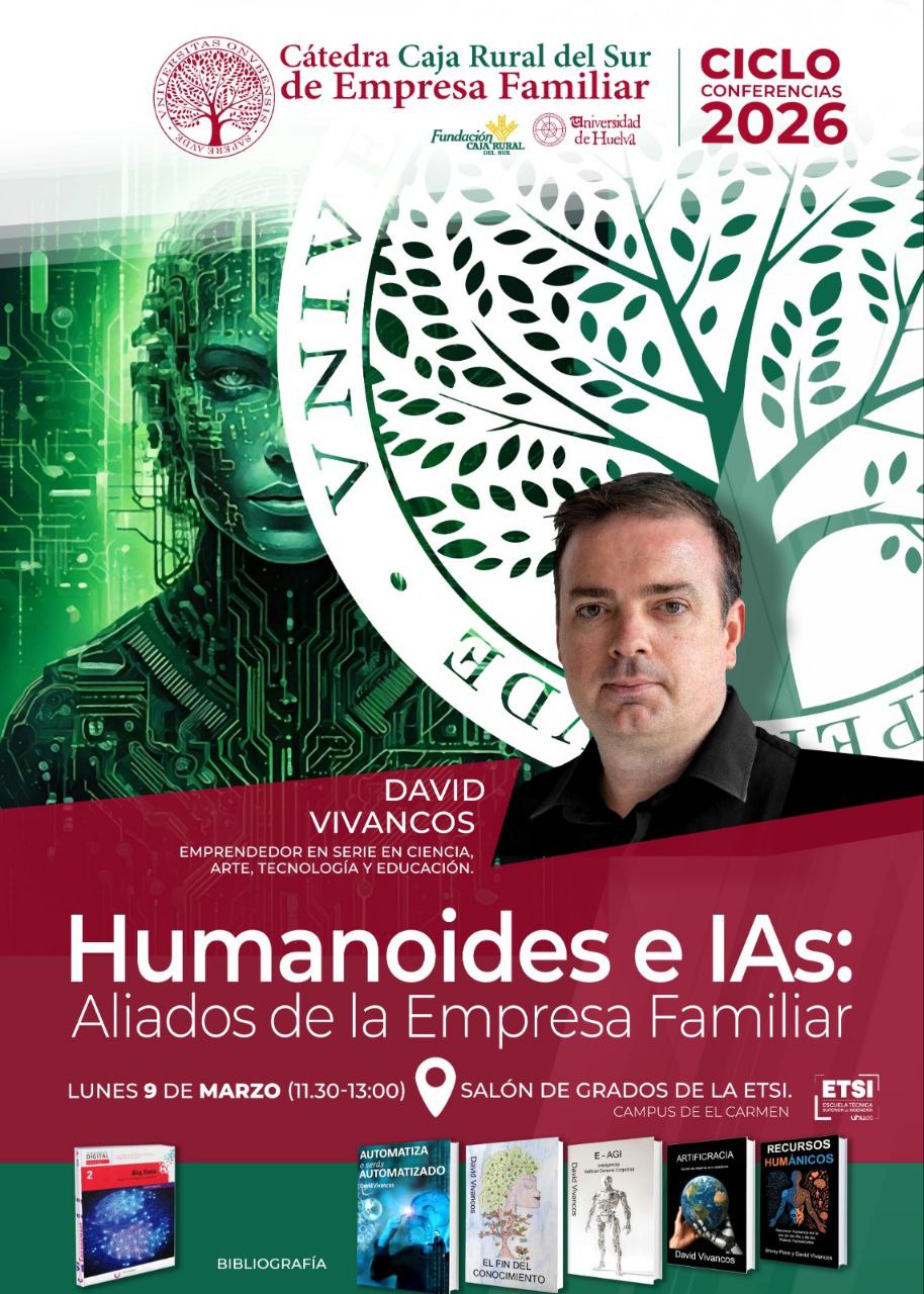 La Cátedra Caja Rural del Sur de Empresa Familiar de laUHU presenta la edición 2026 de su Ciclo de Conferencias