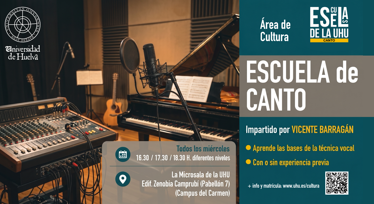 Cartel Web curso de canto 2026